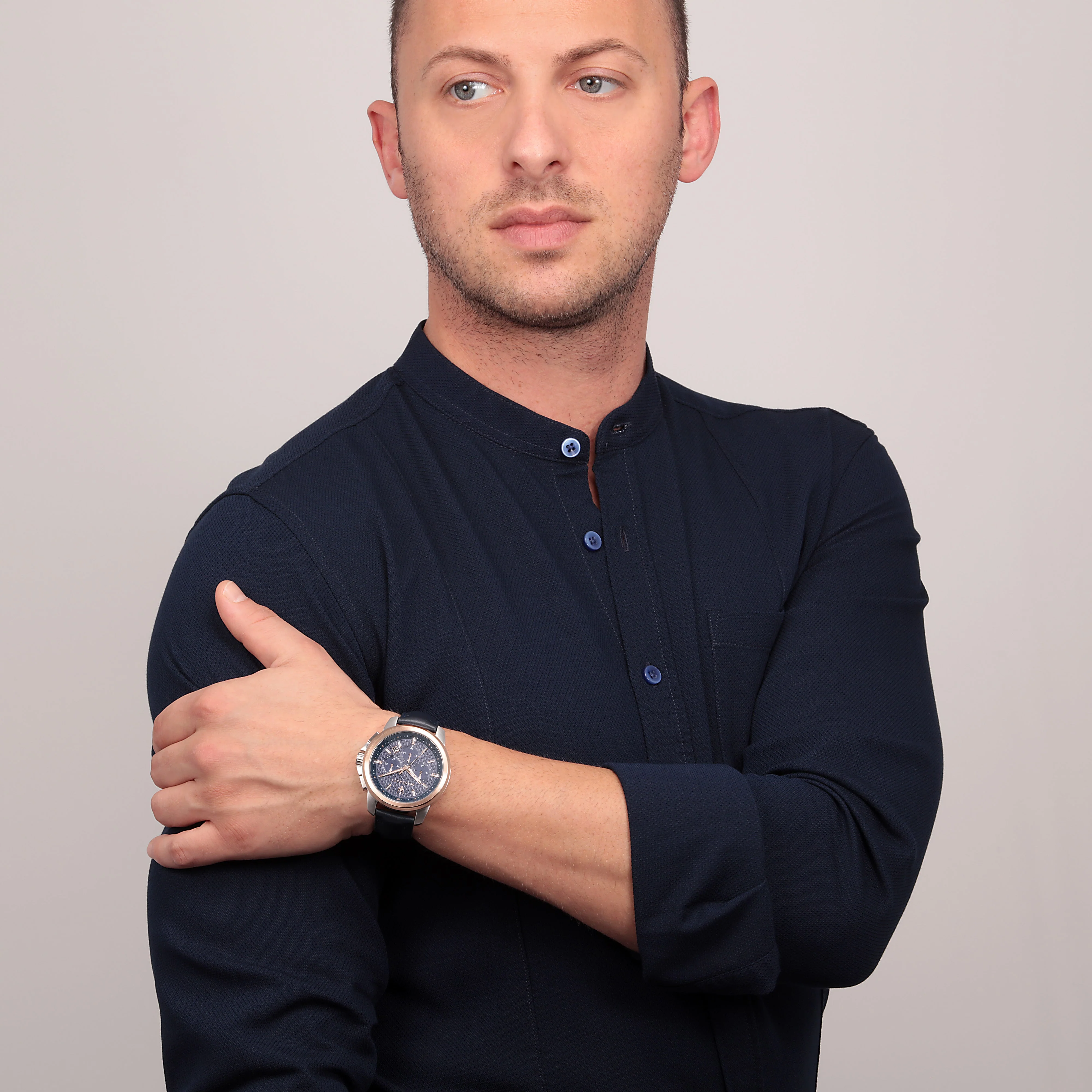 Maserati Successo Navy Blue Chronograph - Image 6