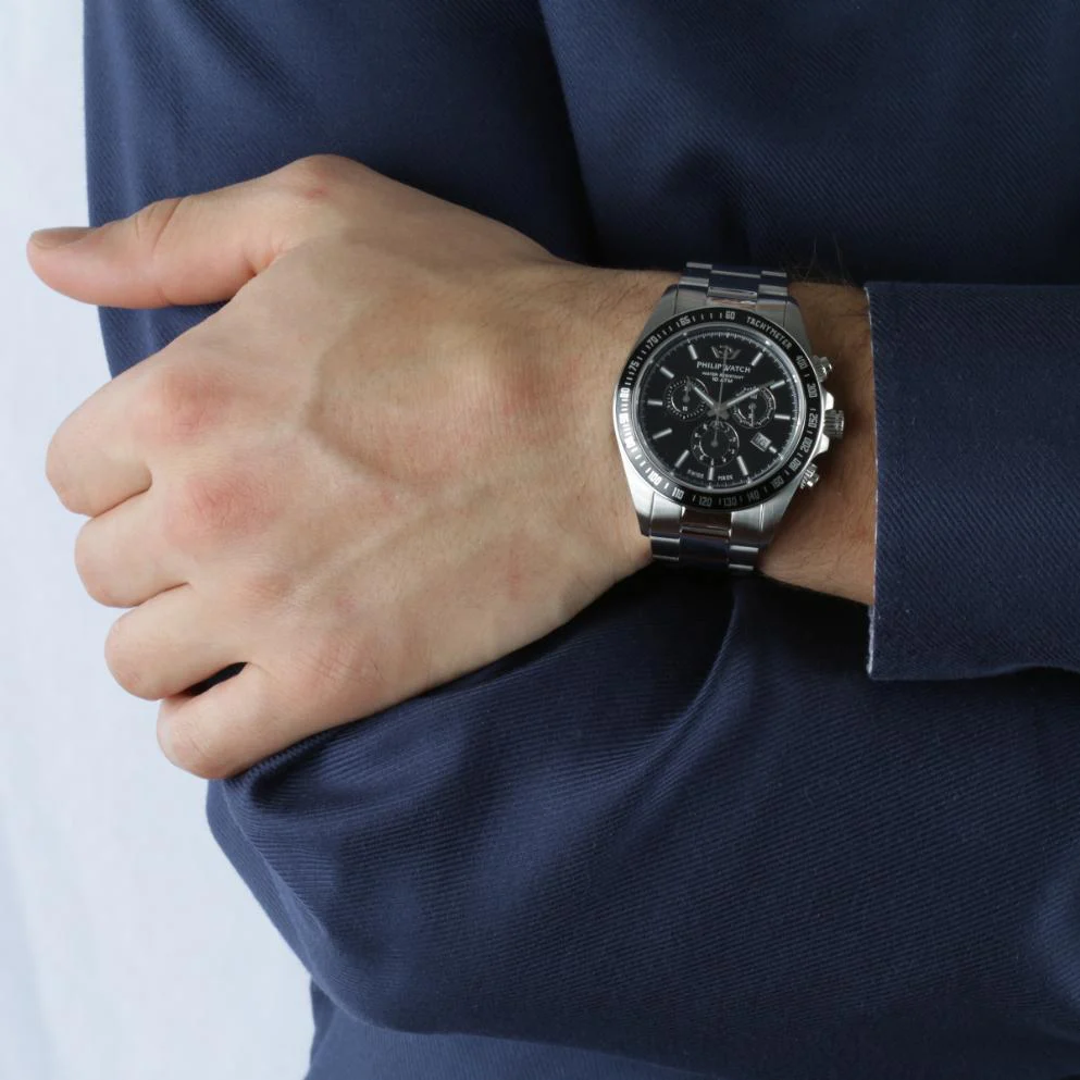 Philip Caribe Men’s Swiss 42mm Chronograph - Image 3