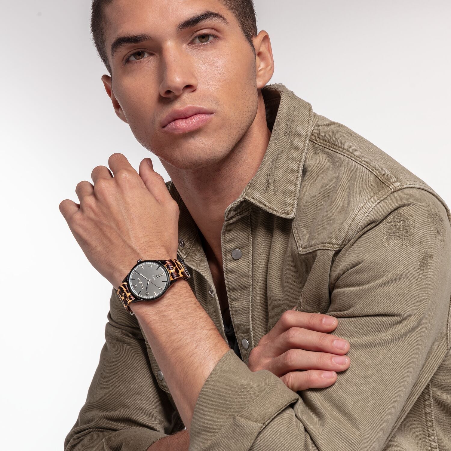 Thomas Sabo Watch Band CODE TS NATO, Animal Print - Image 4